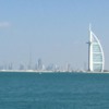 The Dubai skyline from Palm Island