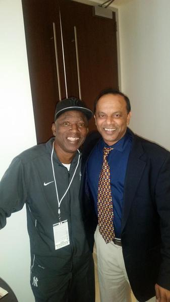 with Mickey Rivers