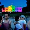 white-house-rainbow: Obummers house