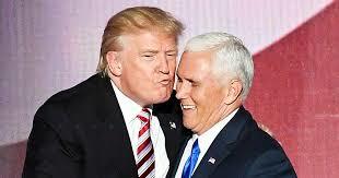 Image result for trump trying to kiss pence