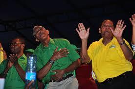 Image result for granger and nagamootoo dancing in guyana