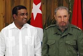 Image result for castro with bharrat jagdeo