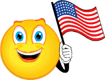 Image result for emoticon american flag