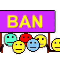Image result for Ban him, emoticons